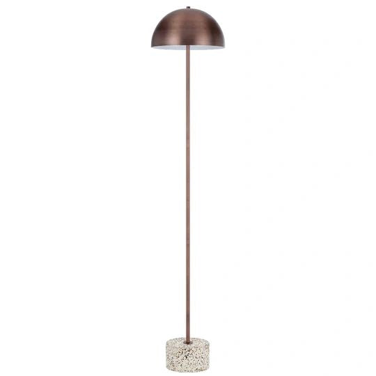 TELBIX DOMEZ FLOOR LAMP WHITE TERRAZZO Floor Lamp
