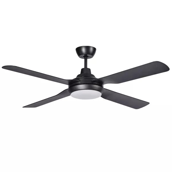 Discovery II 48″/ 52″ / 56″ AC Ceiling Fan with Light Black Ceiling Fan