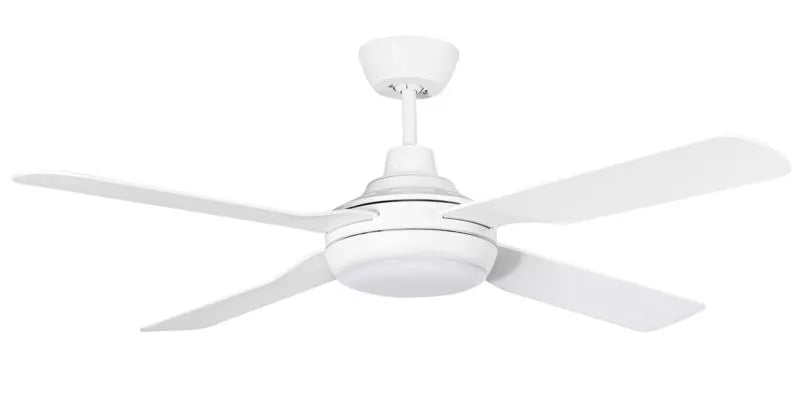 Discovery II 48″/ 52″ / 56″ AC Ceiling Fan with Light White Ceiling Fan