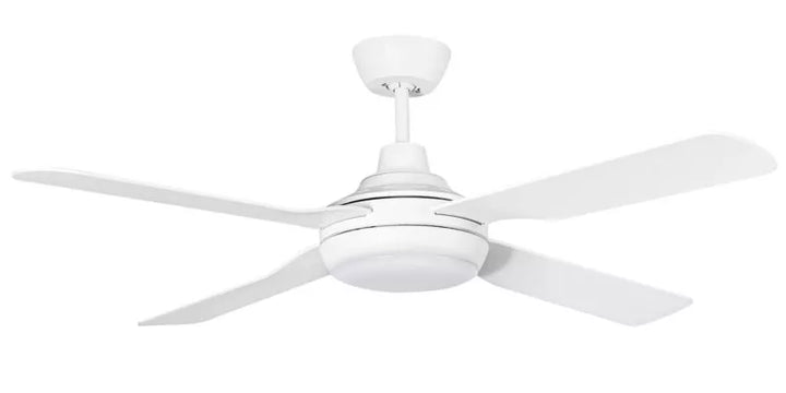 Discovery II 48″/ 52″ / 56″ AC Ceiling Fan with Light White Ceiling Fan