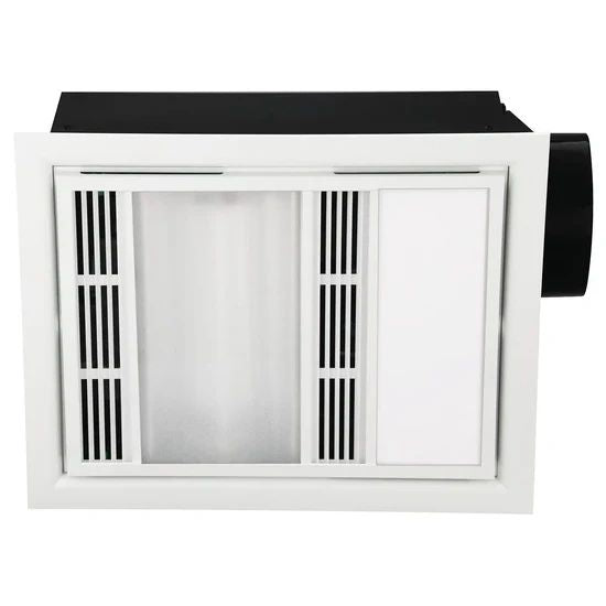 Mercator Domini 3-In-1 Bathroom Heater With Exhaust Fan And CCT LED Light WHITE Bathroom heater