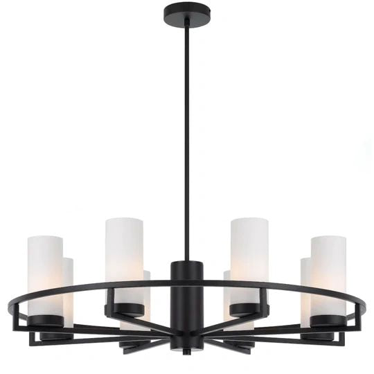 TELBIX EAMON 8 LIGHTS PENDANT BLACK Pendant