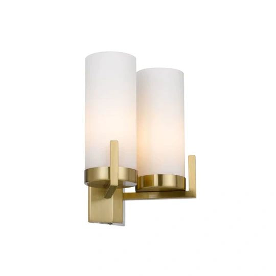 TELBIX EAMON 2 LIGHTS WALL LIGHT BRASS WALL LIGHT