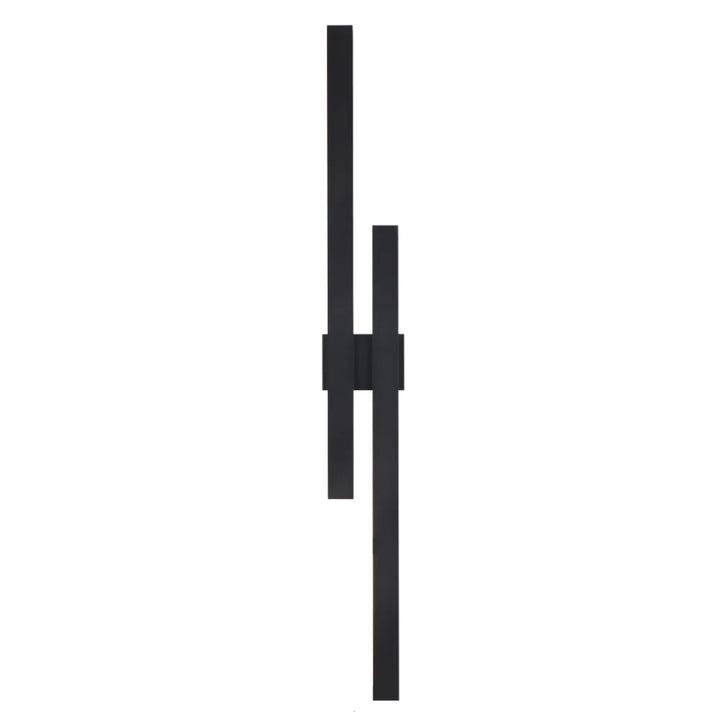EBIZA 2 LIGHT EXTERIOR WALL LAMP Black WALL LIGHT