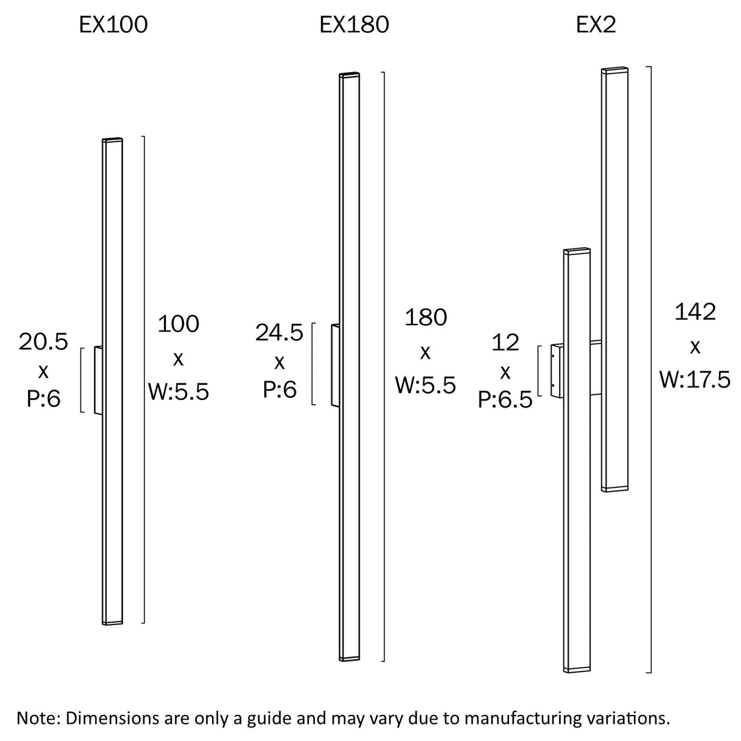 EBIZA 180 EXTERIOR WALL LAMP WALL LIGHT