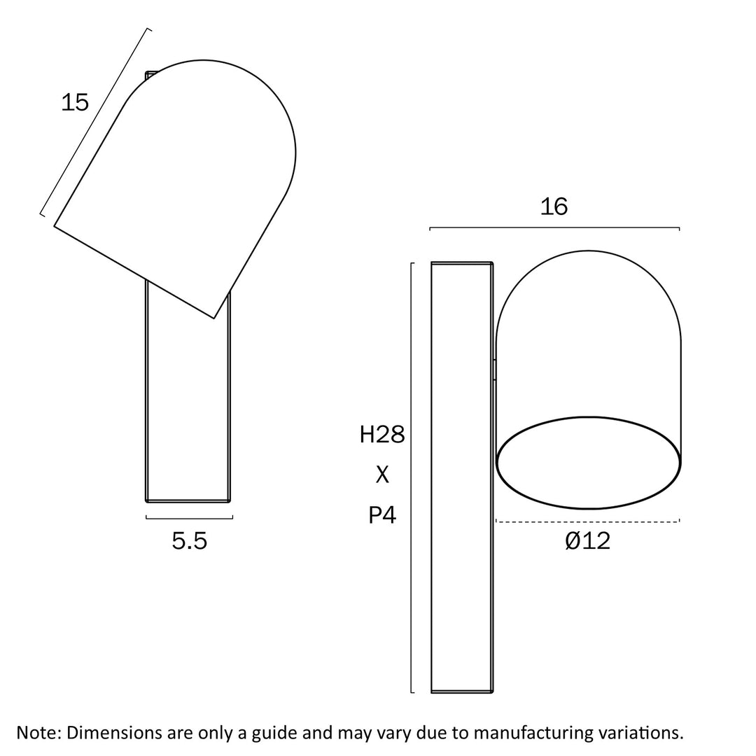 ECHO TOUCH WALL BRACKET WALL LIGHT