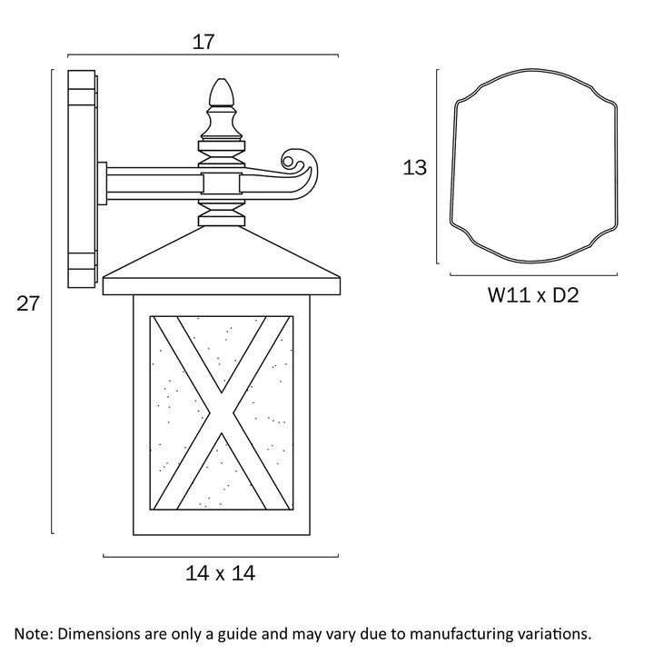 ELDON EXTERIOR WALL LIGHT WALL LIGHT