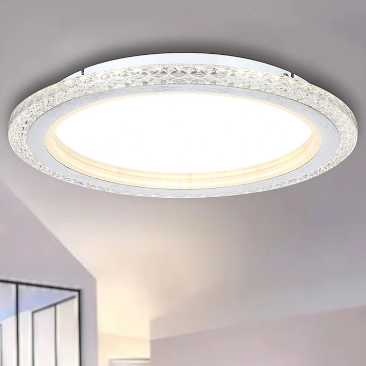 Telbix ELIE 40 24W LED OYSTER 3CCT DIM OYSTER LIGHT
