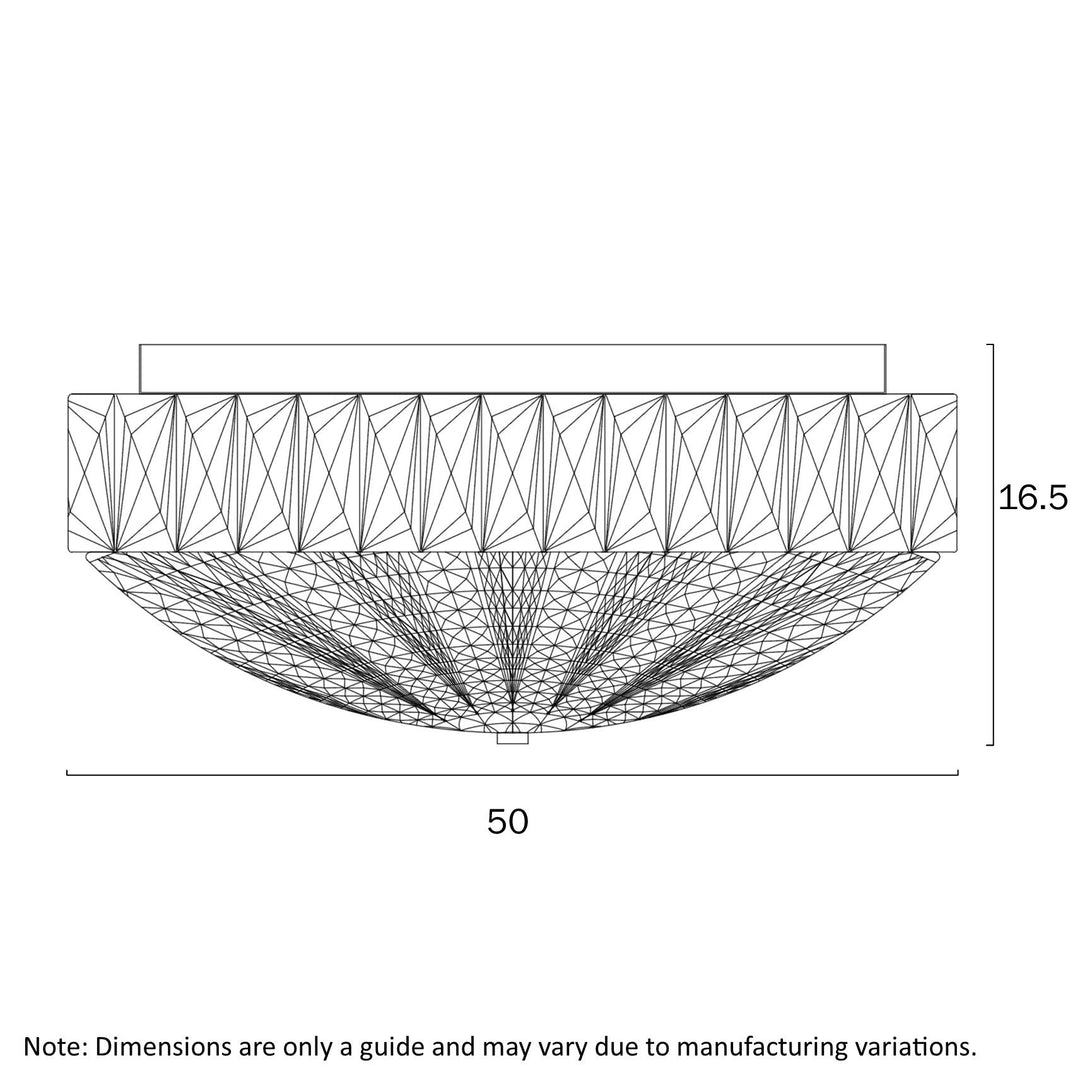 Telbix ELSEE 50 48W LED OYSTER 3CCT DIM OYSTER LIGHT