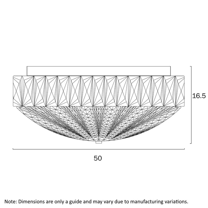 Telbix ELSEE 50 48W LED OYSTER 3CCT DIM OYSTER LIGHT