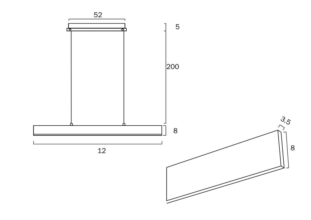 TELBIX ESSEX 120 PENDANT Pendant