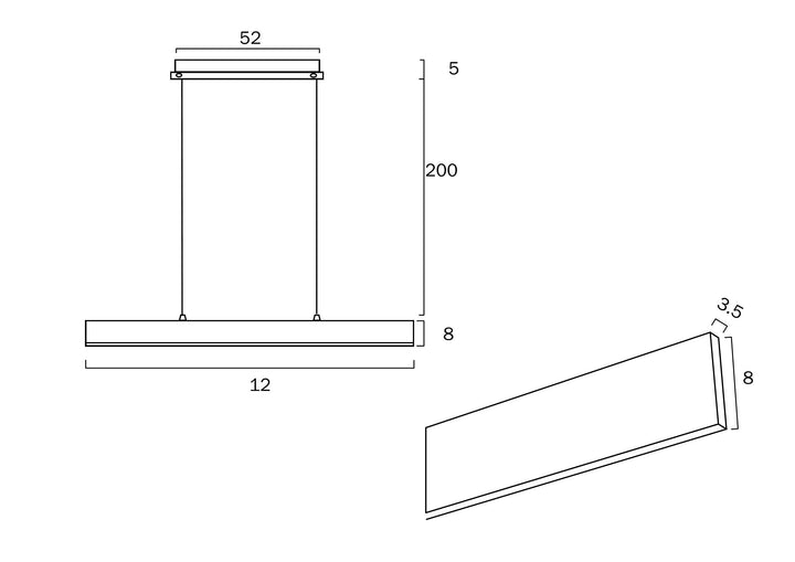 TELBIX ESSEX 120 PENDANT Pendant