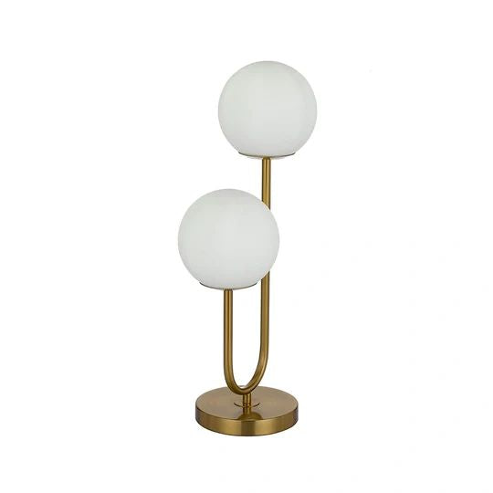 TELBIX ETERNA TABLE LAMP ANTIQUE GOLD OPAL MATT Floor Lamp