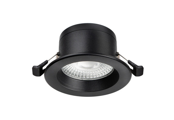 Econoled EC7 7W IP65 Rated Recessed Tri-colour Downlight Black Downlight