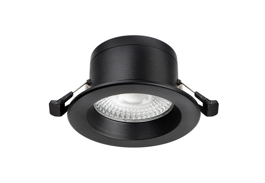 Econoled EC7 7W IP65 Rated Recessed Tri-colour Downlight Black Downlight