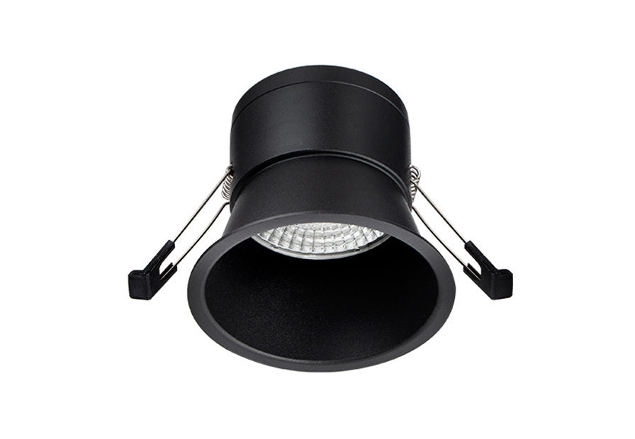 Econoled ER7 7W IP65 Rated Recessed Tri-colour Downlight Black Downlight
