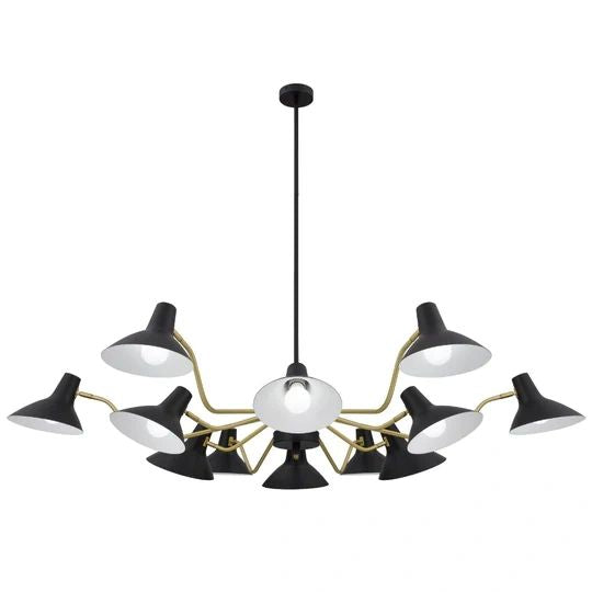 TELBIX FARBON 12 LIGHTS PENDANT BLACK Pendant