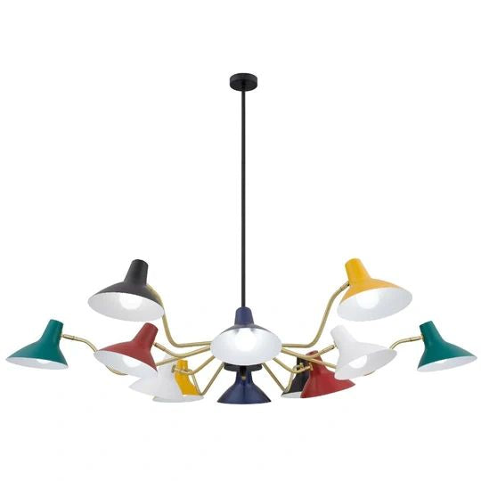 TELBIX FARBON 12 LIGHTS PENDANT MUTI COLOUR Pendant