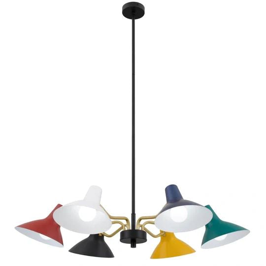 TELBIX FARBON 6 LIGHTS PENDANT MUTI COLOUR Pendant