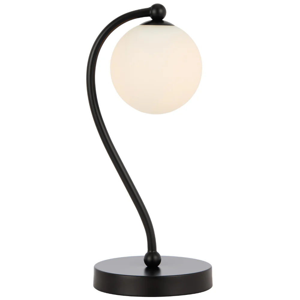 FELTON TABLE LAMP BLACK Opal Matt TABLE LAMP