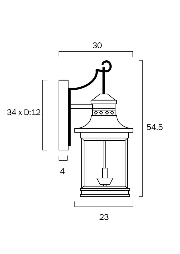 FERGUS EXTERIOR WALL LIGHT WALL LIGHT
