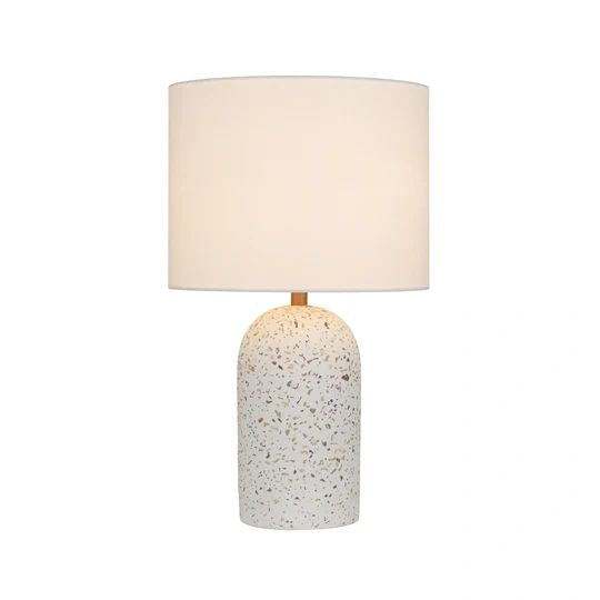 TELBIX FEVIK TABLE LAMP SMALL WHITE TERRAZZO TABLE LAMP