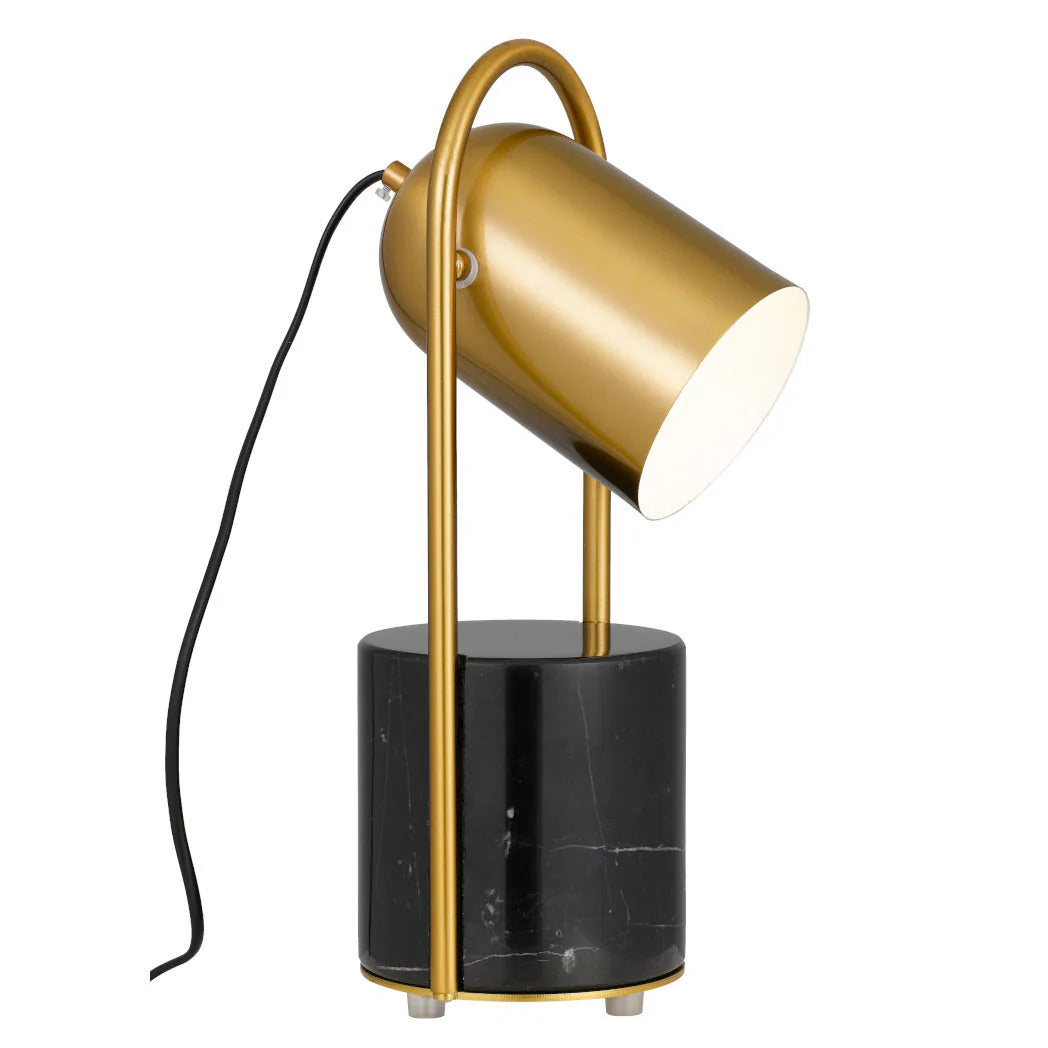 TELBIX FIDEL TABLE LAMP BLACK ANTIQUE GOLD TABLE LAMP