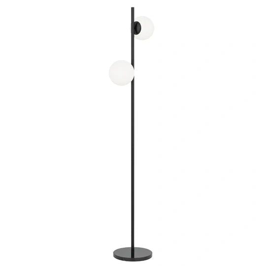 TELBIX FIGARO 2 LIGHTS FLOOR LAMP BLACK Floor Lamp