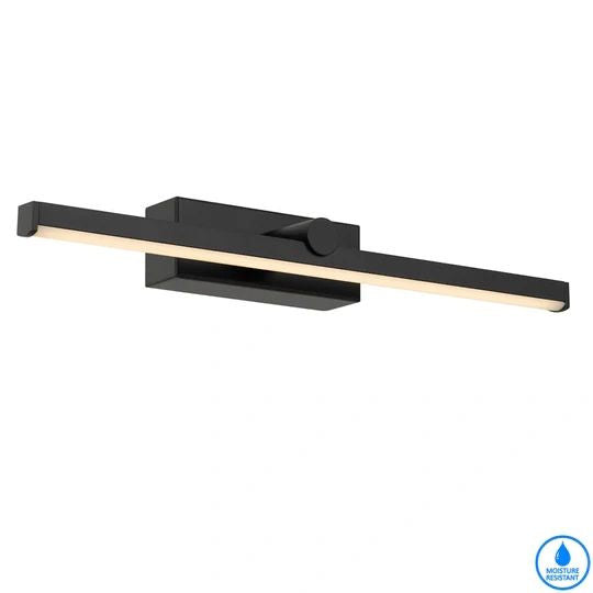 Telbix FOLEY 40 VANITY WALL LIGHT Black VANITY LIGHT