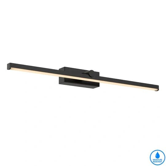 Telbix FOLEY 60 VANITY WALL LIGHT Black VANITY LIGHT