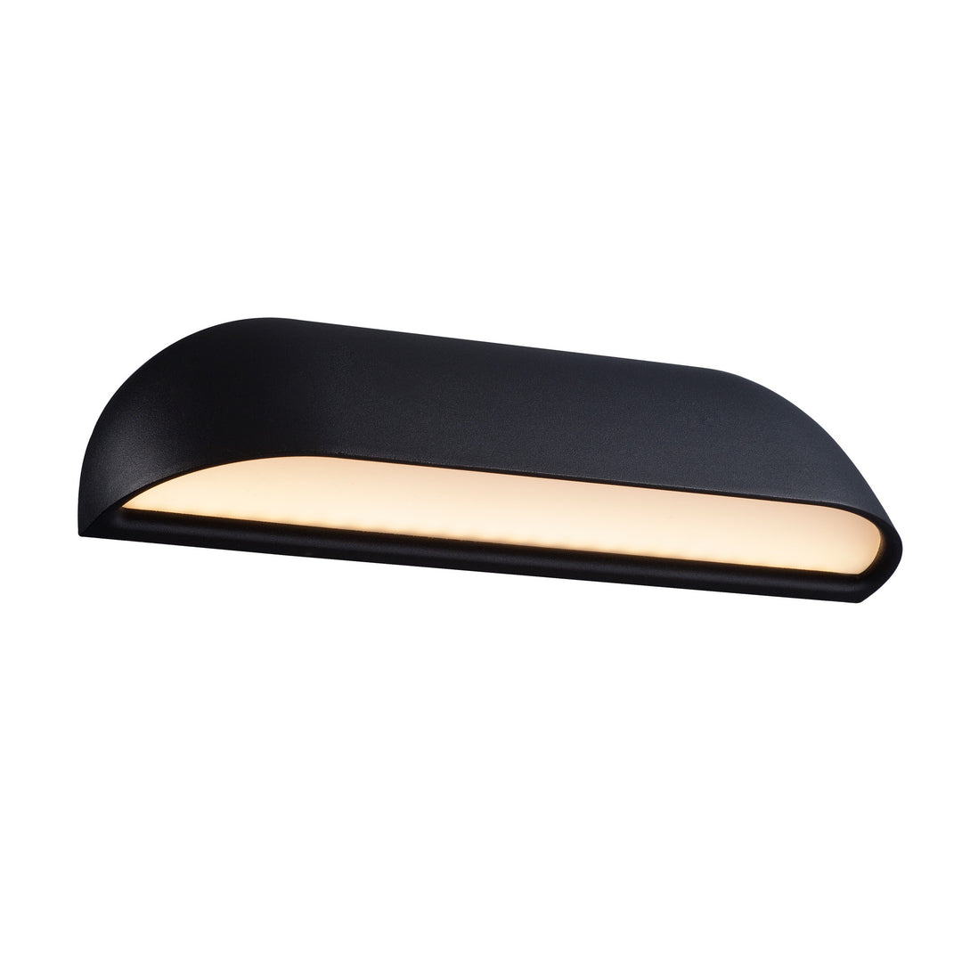 Front 26 Wall light Black/White Black WALL LIGHT