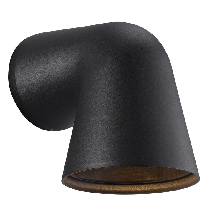 Front Single Wall light Black/White Black WALL LIGHT