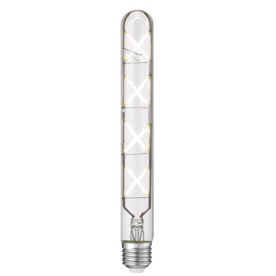 E27 T30 8w LED TUBE X GLOBE CLEAR TRIAC DIM GLOBES
