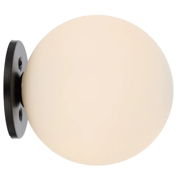 GASTON WALL LIGHT BLACK Opal Matt WALL LIGHT