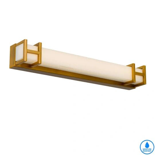 Telbix GILSON 40 VANITY WALL LIGHT Antique Gold VANITY LIGHT