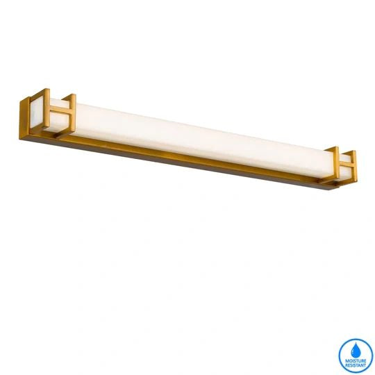 Telbix GILSON 60 VANITY WALL LIGHT Antique Gold VANITY LIGHT