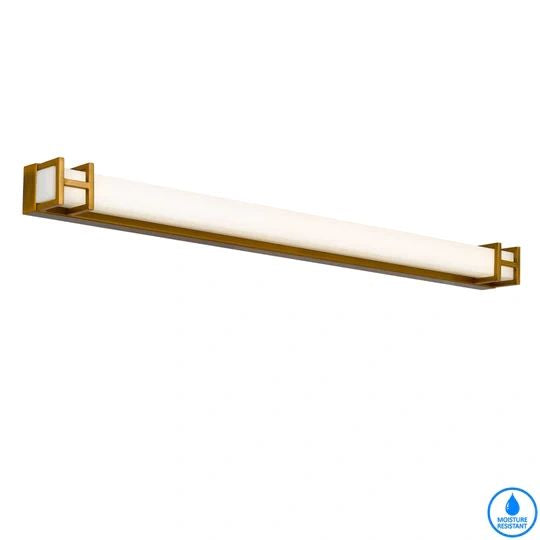Telbix GILSON 80 VANITY WALL LIGHT Antique Gold VANITY LIGHT