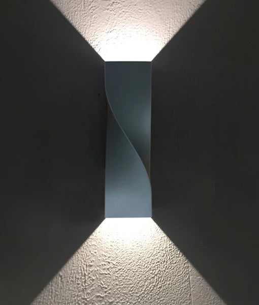GIROTRI: Exterior LED Tri-CCT Surface Mounted Up/Down Twist Wall Lights IP65 WALL LIGHT