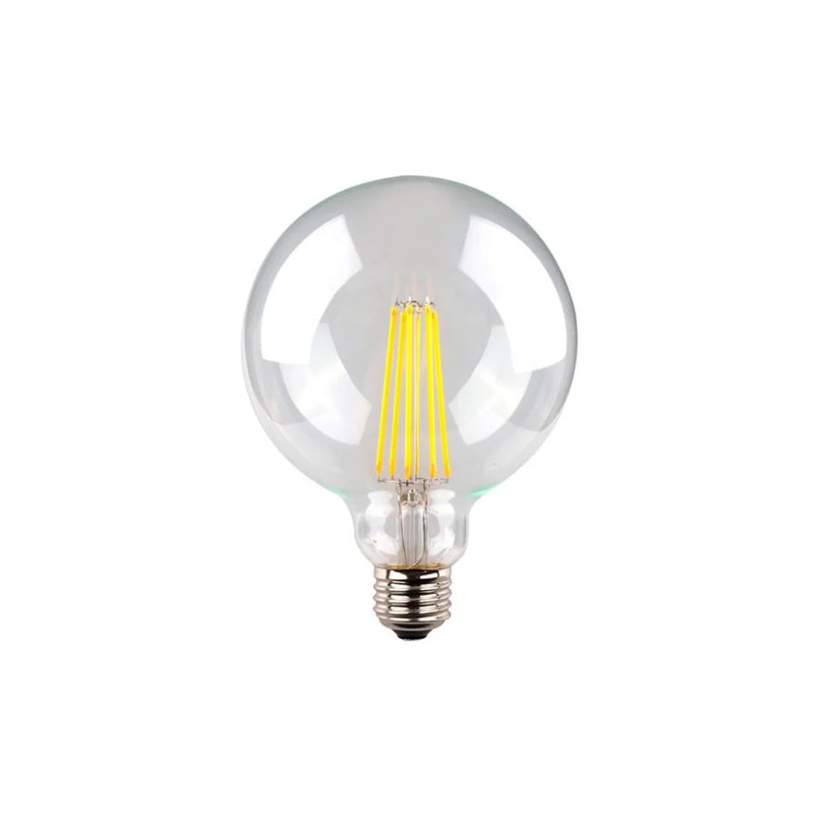 E27 G125 8w LED GLOBE CLEAR DIM GLOBES