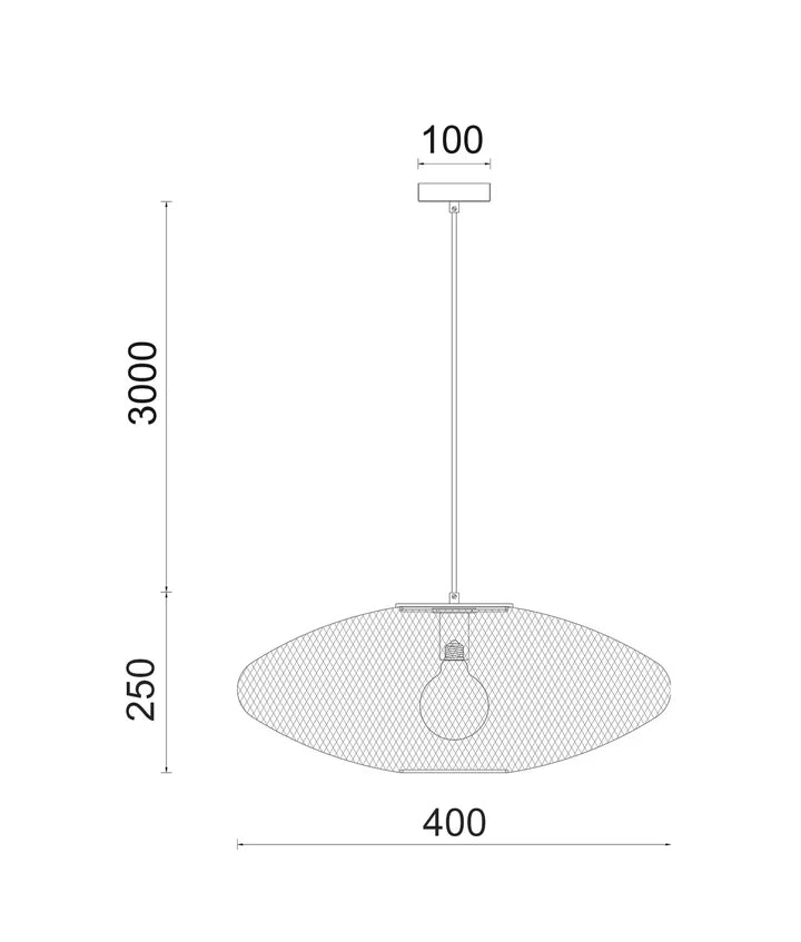 GOLPE: Modern Interior Small Oval Stainless Steel Pendant Lights Pendant