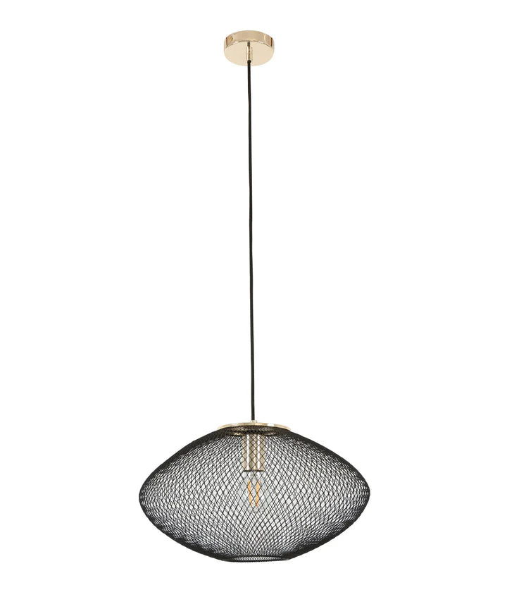 GOLPE: Modern Interior Small Oval Stainless Steel Pendant Lights Black Pendant