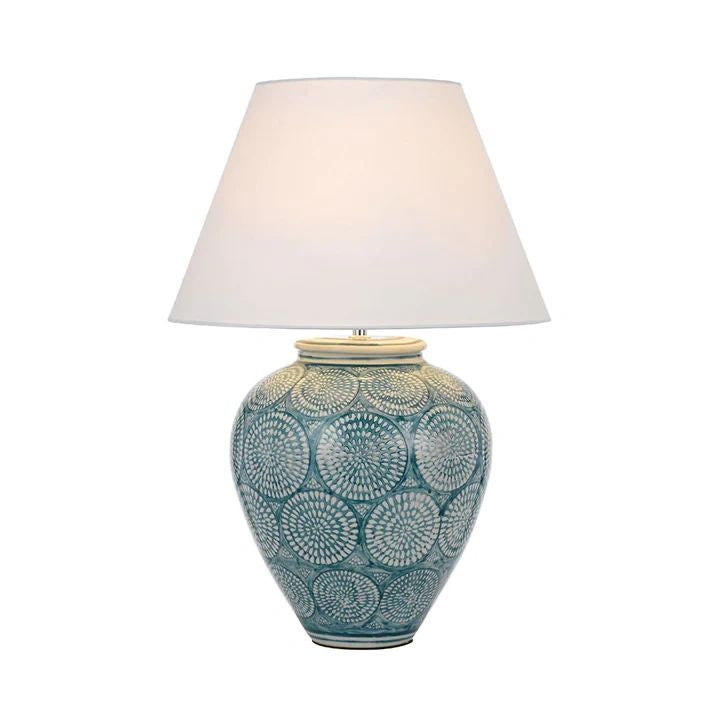 TELBIX HANNAH CERAMIC TABLE LAMP TABLE LAMP