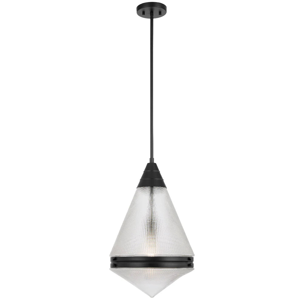 HARNON 1 LIGHT PENDANT Black Pendant
