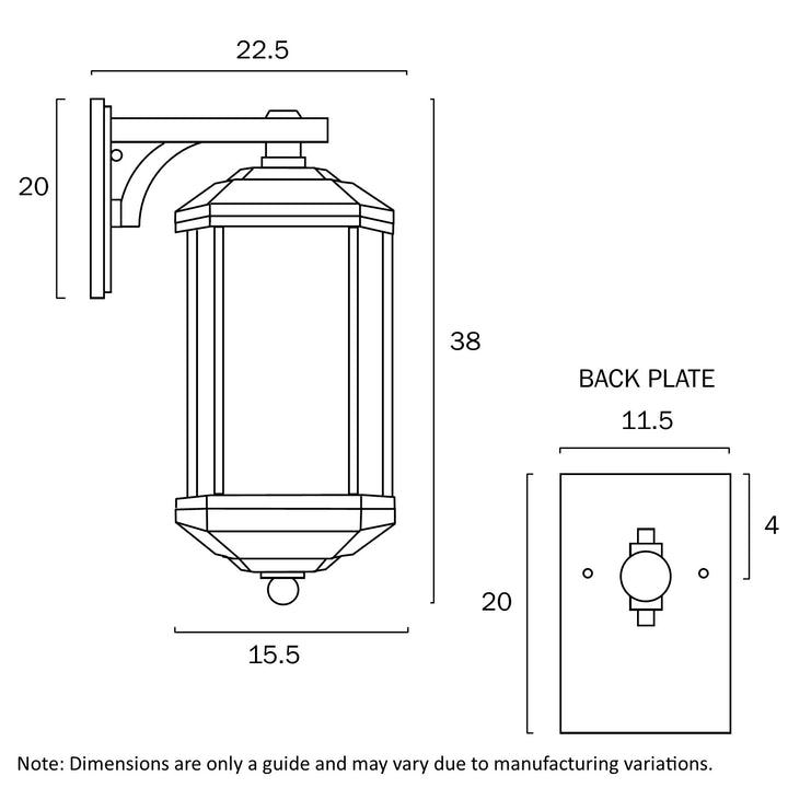HAVARD EXTERIOR 23/155 WALL LIGHT WALL LIGHT