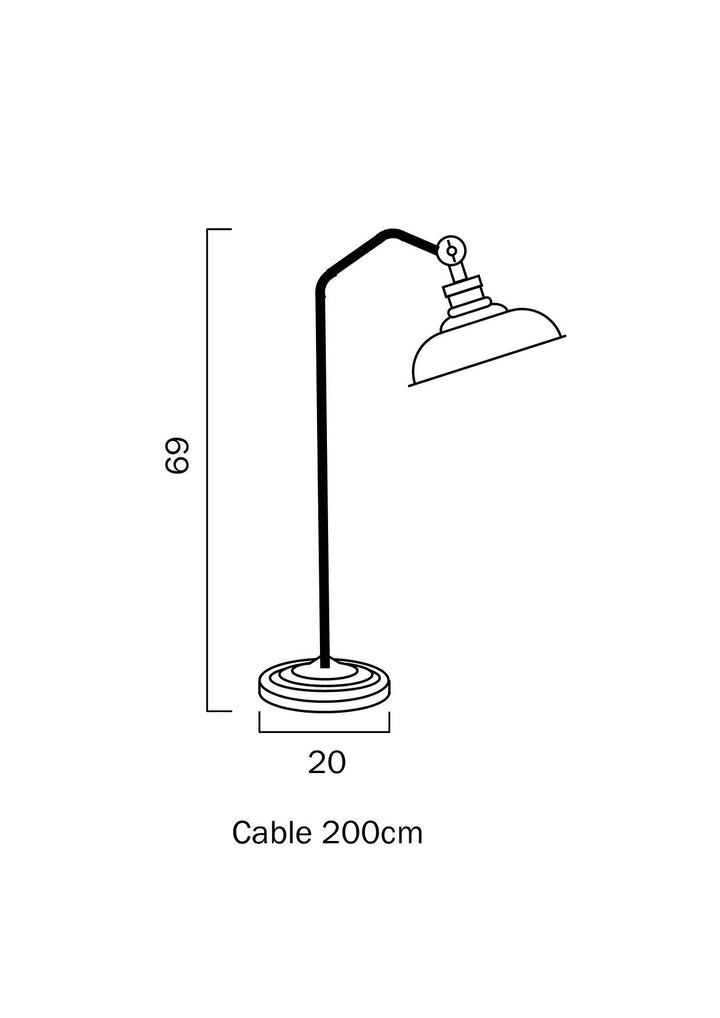 TELBIX HERTEL TABLE LAMP TABLE LAMP