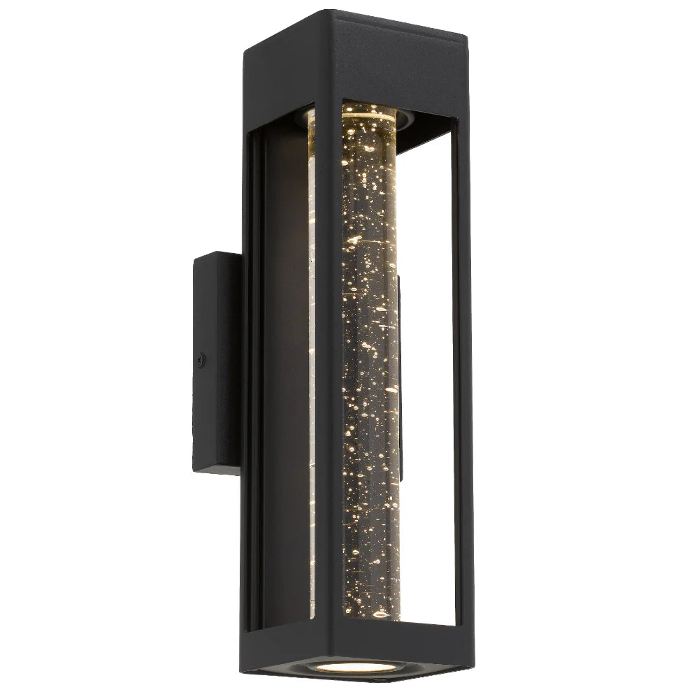 HOLLIS 35 EXTERIOR WALL LIGHT Black WALL LIGHT