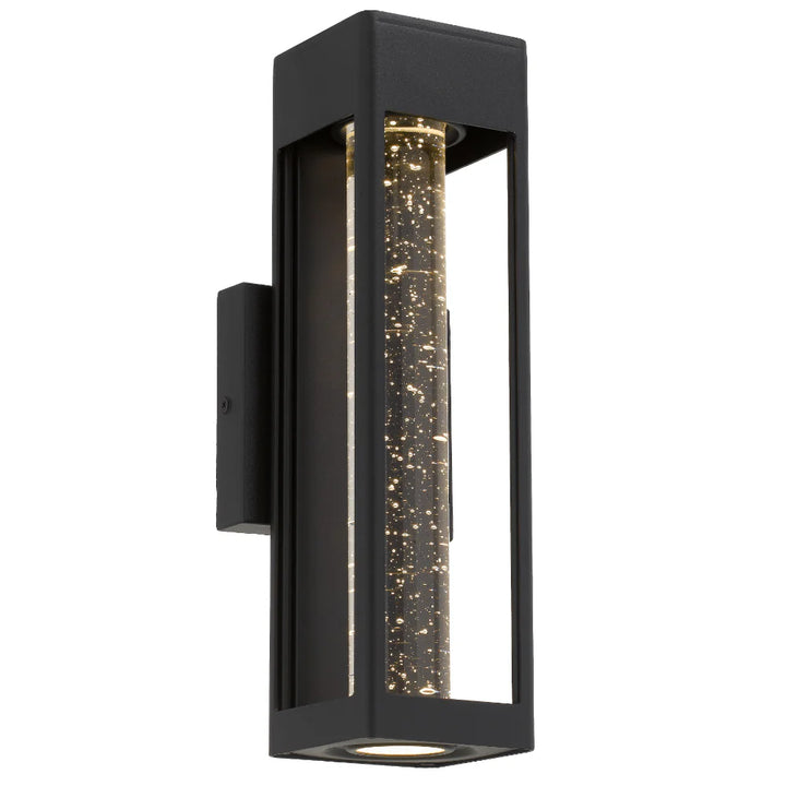 HOLLIS 35 EXTERIOR WALL LIGHT Black WALL LIGHT