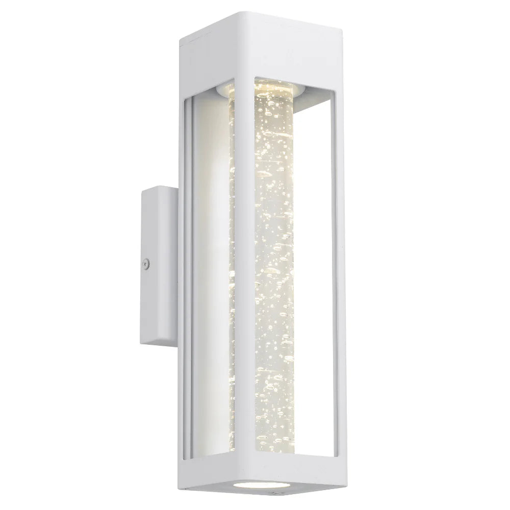 HOLLIS 35 EXTERIOR WALL LIGHT White WALL LIGHT