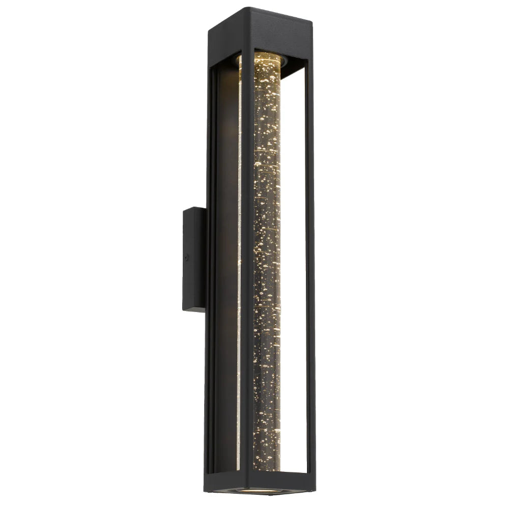 HOLLIS 55 EXTERIOR WALL LIGHT Black WALL LIGHT