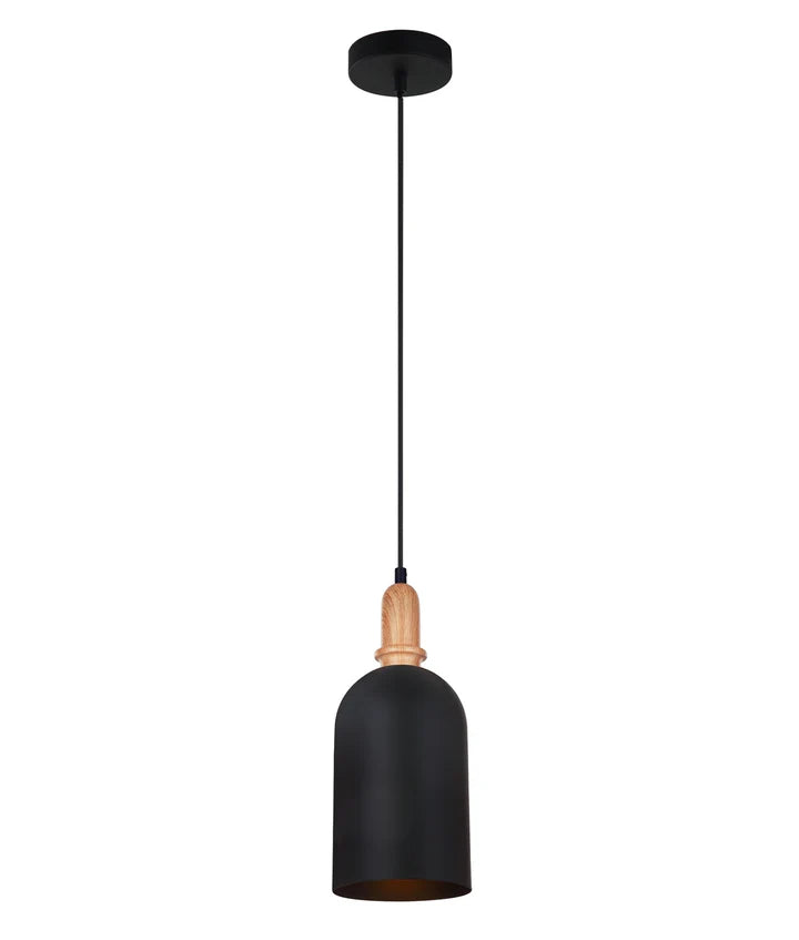 HORTEN: Scandinavian Oblong Shape Pendant Lights Black Pendant